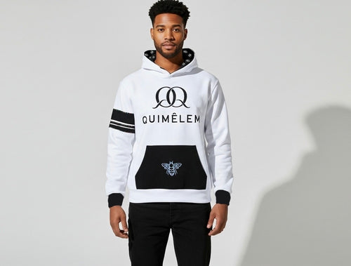 Men's Chest Logo Raglan Hooded Sweatshirt