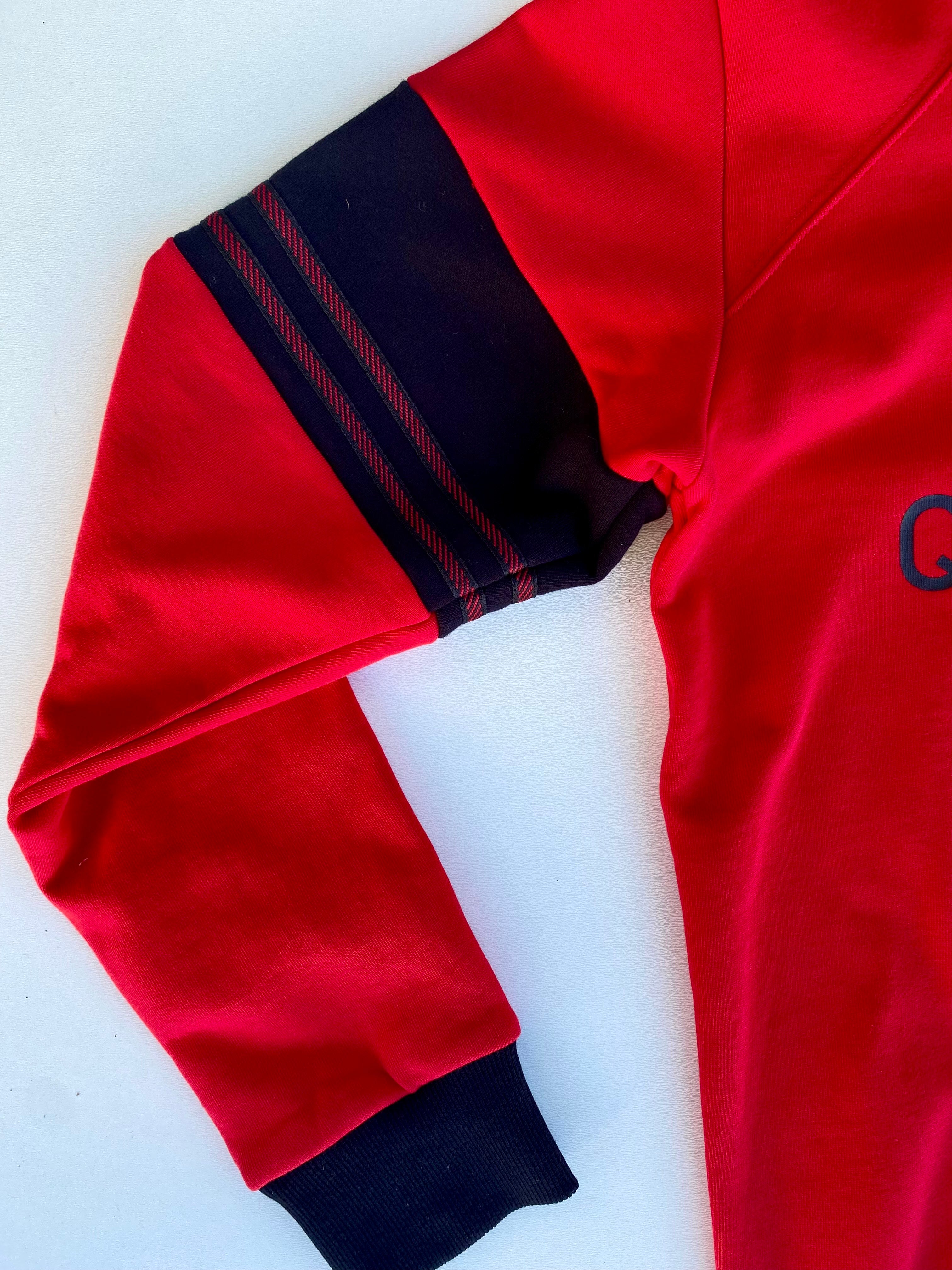 Men's Chest Logo Raglan Hooded Sweatshirt