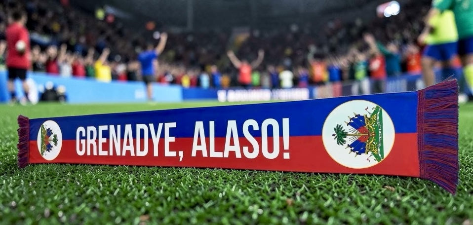 Haiti Soccer Scarf