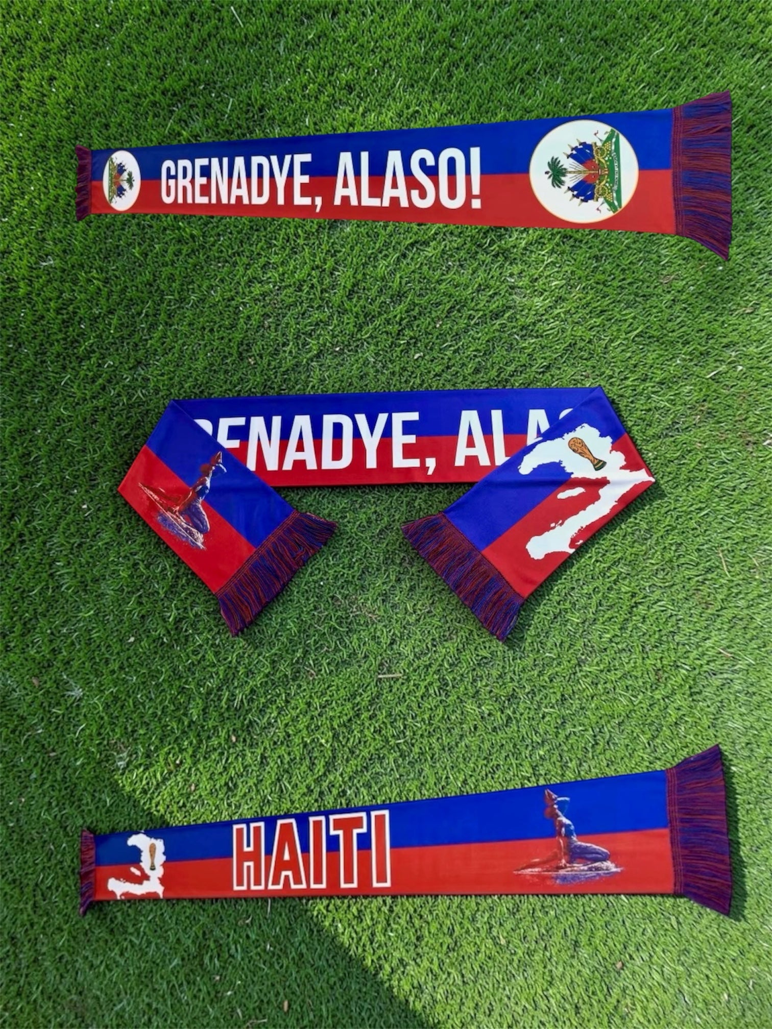 Haiti Soccer Scarf